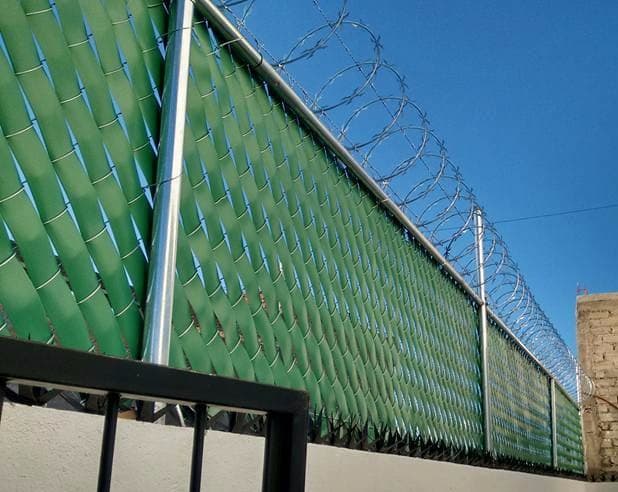 Cerca de malla instalada